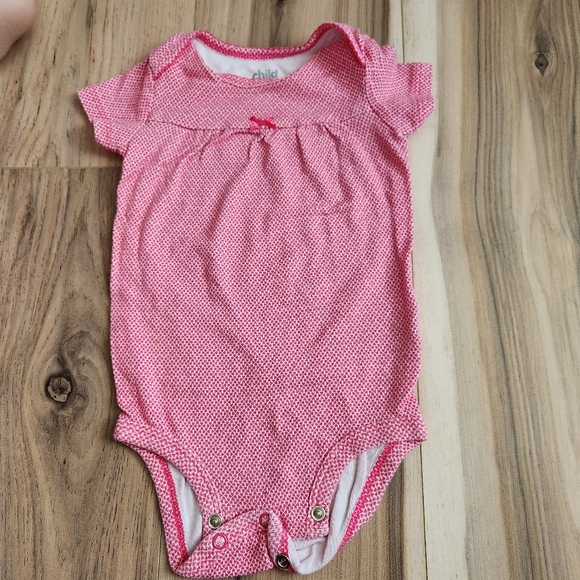🌟10/$10 - 👶 Child of Mine 6-12 Month Pink Bodysuit 👶 - Picture 1 of 2